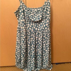 Aeropostale Blue and White Floral Mini Dress